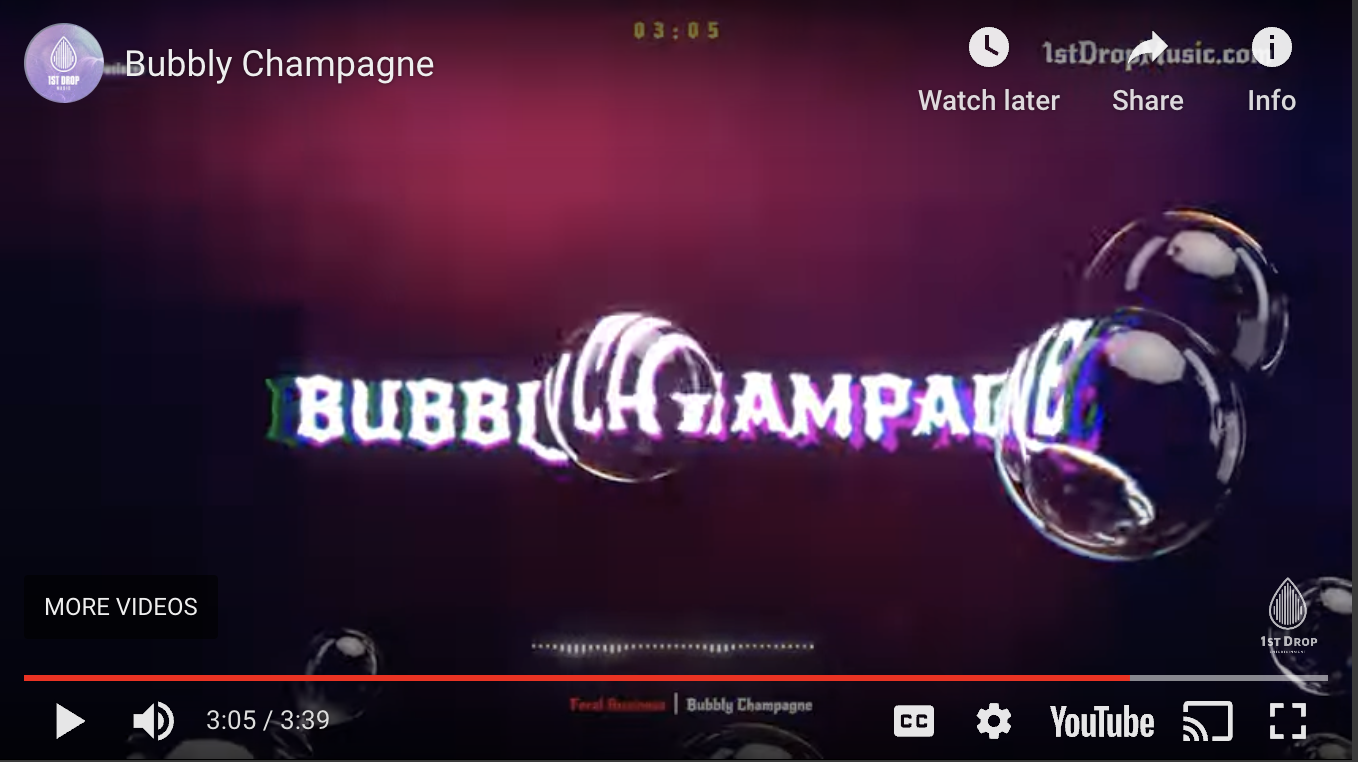 Featured image for Feral Business - Bubbly Champagne Lyric Video