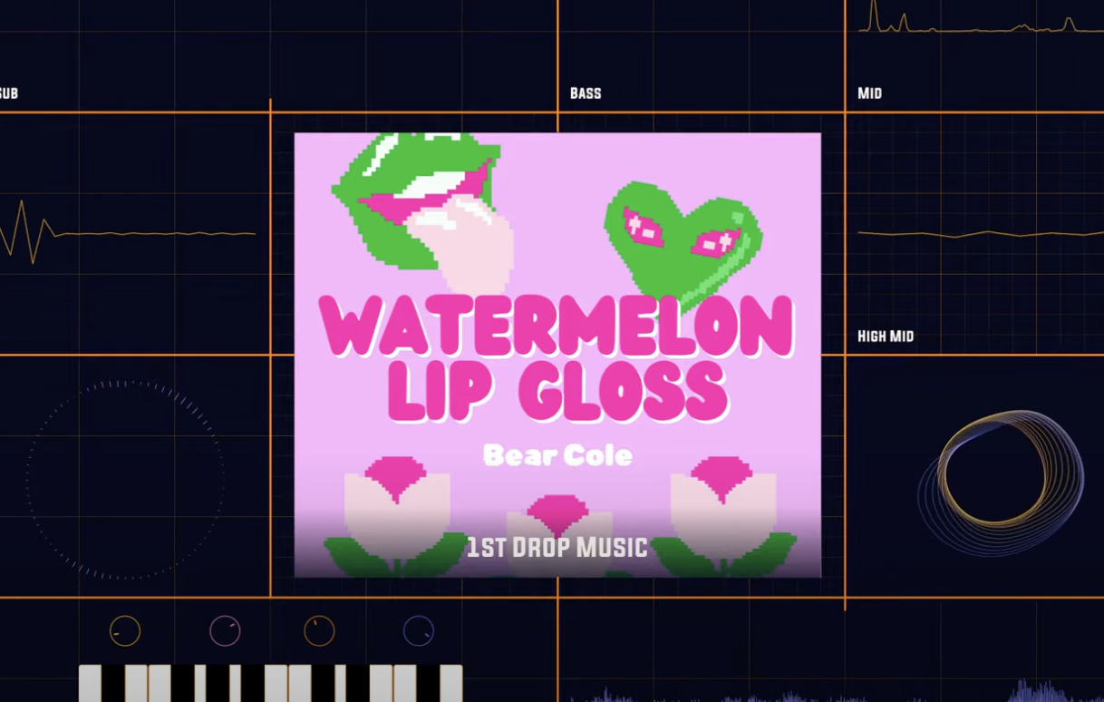 Featured image for Watermelon Lip Gloss Music Visualizer - Bear Cole