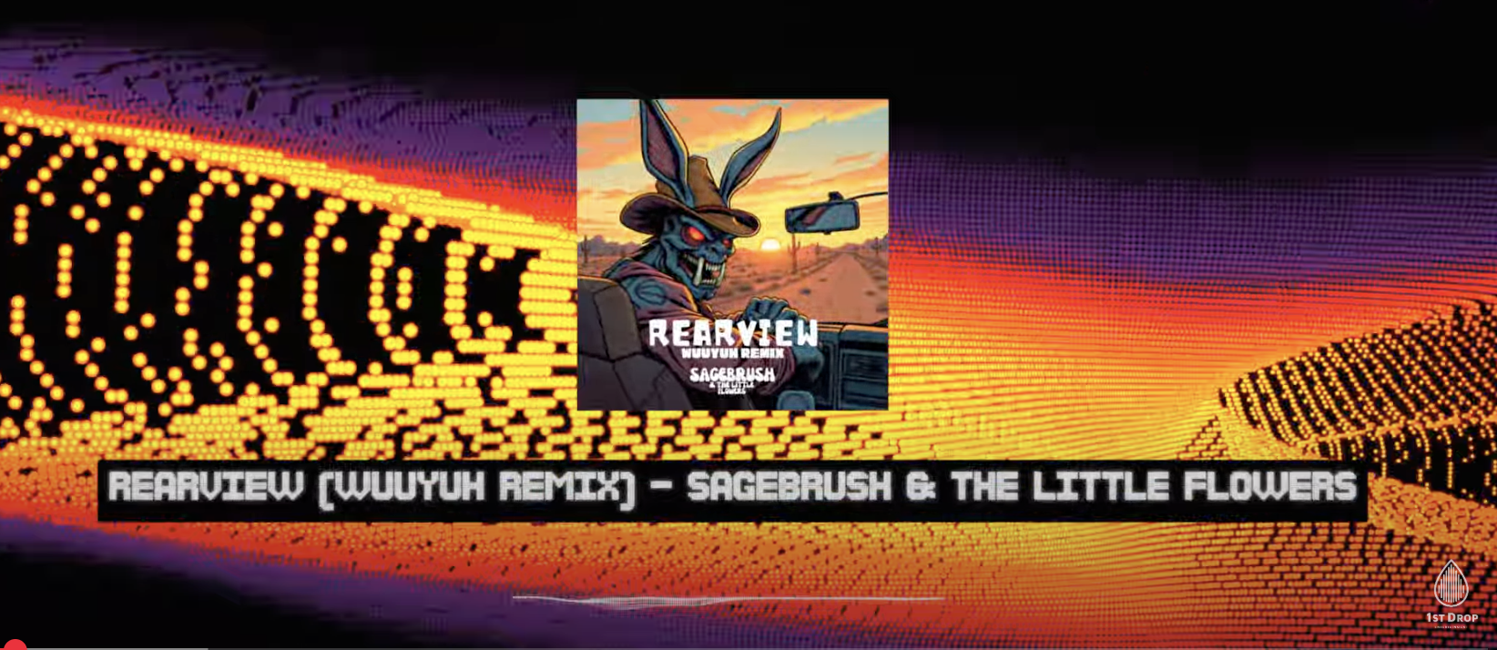 Featured image for Rearview (WUUYUH Remix) by Sagebrush & The Little Flowers - Music Visualizer