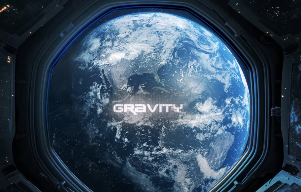 Featured image for Gravity Lyric Video - Bear the Astronot feat. Turntable Kachina