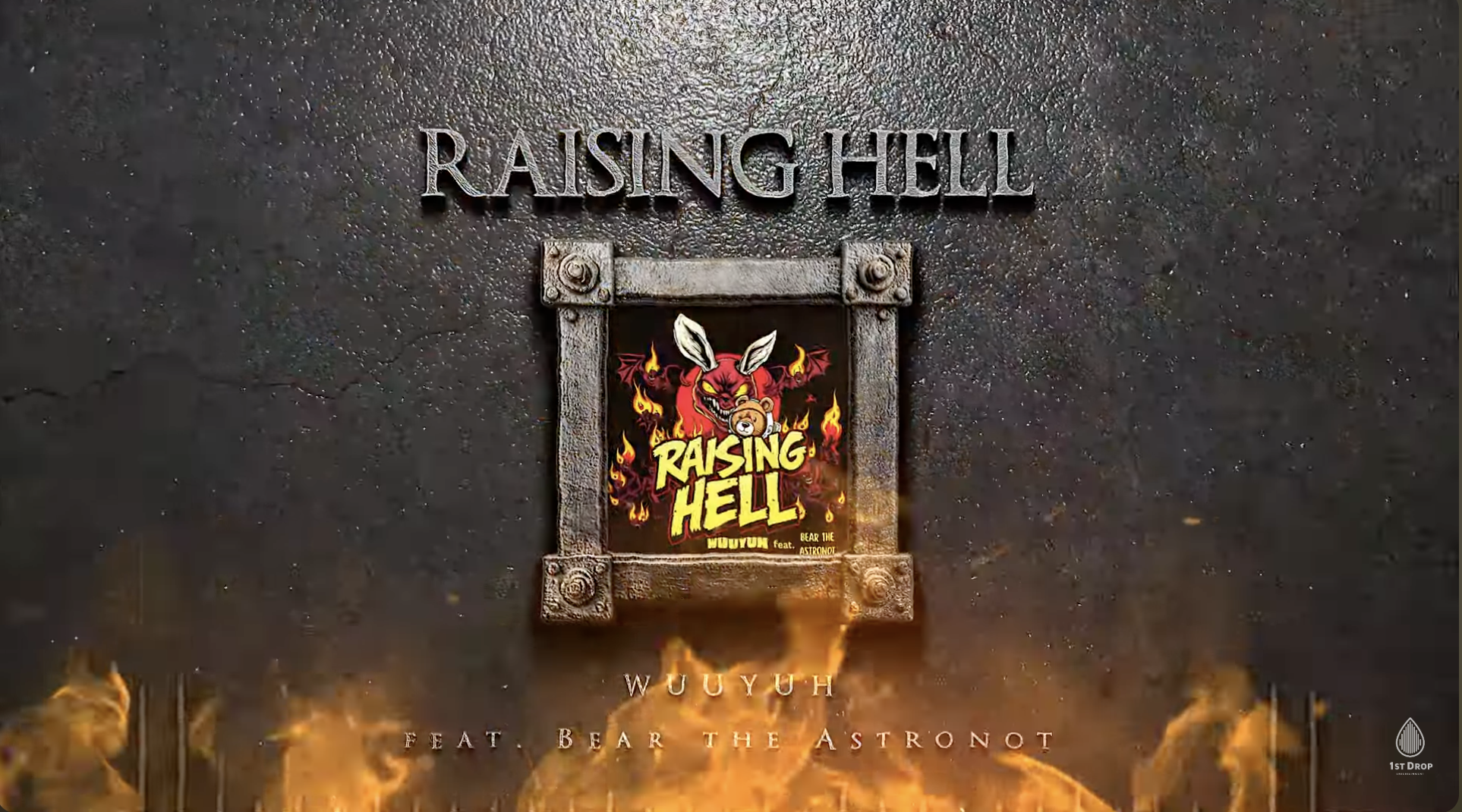Featured image for Raising Hell (Music Visualizer) — WUUYUH feat. Bear the Astronot