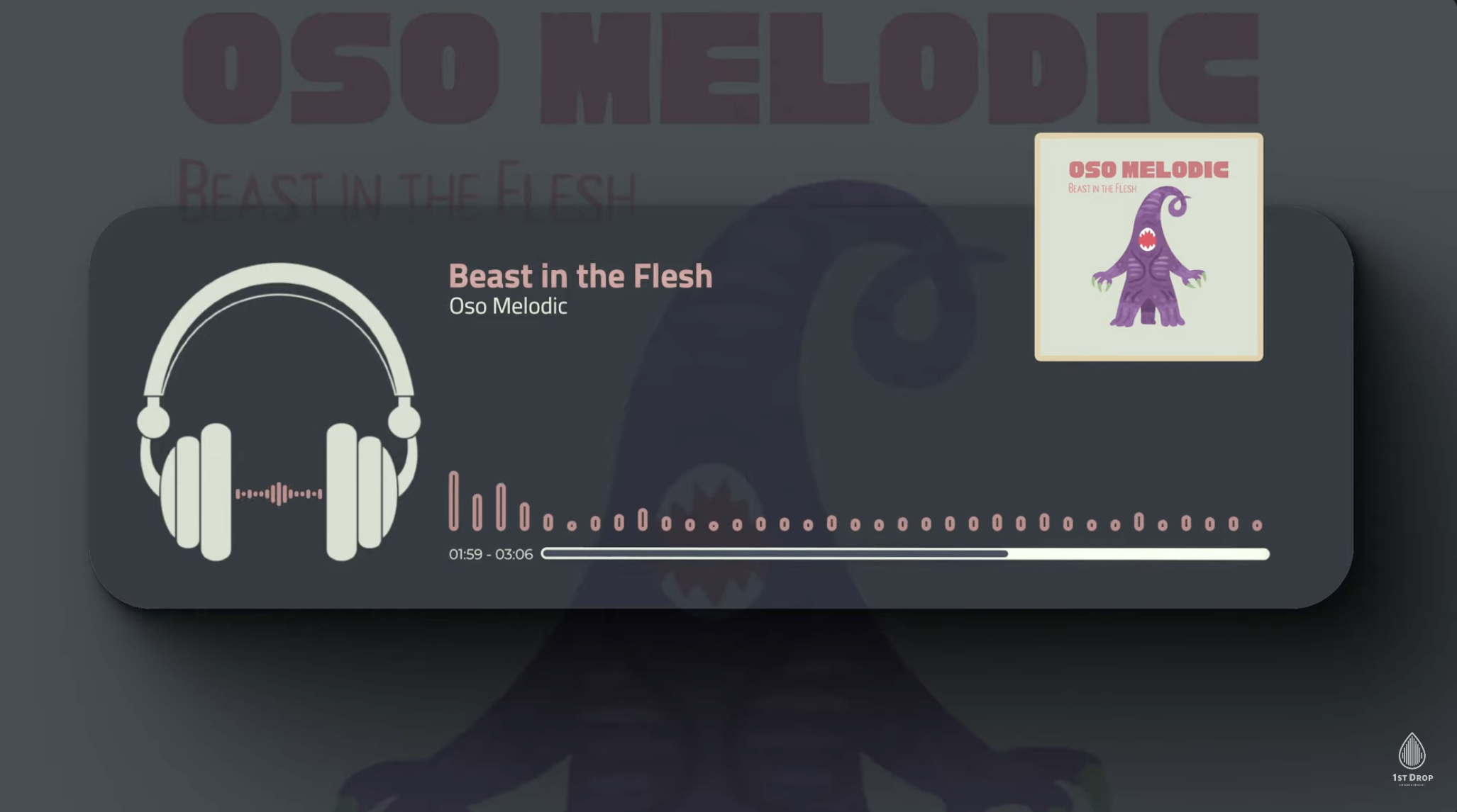 Featured image for Beast in the Flesh (Music Visualizer) - Oso Melodic