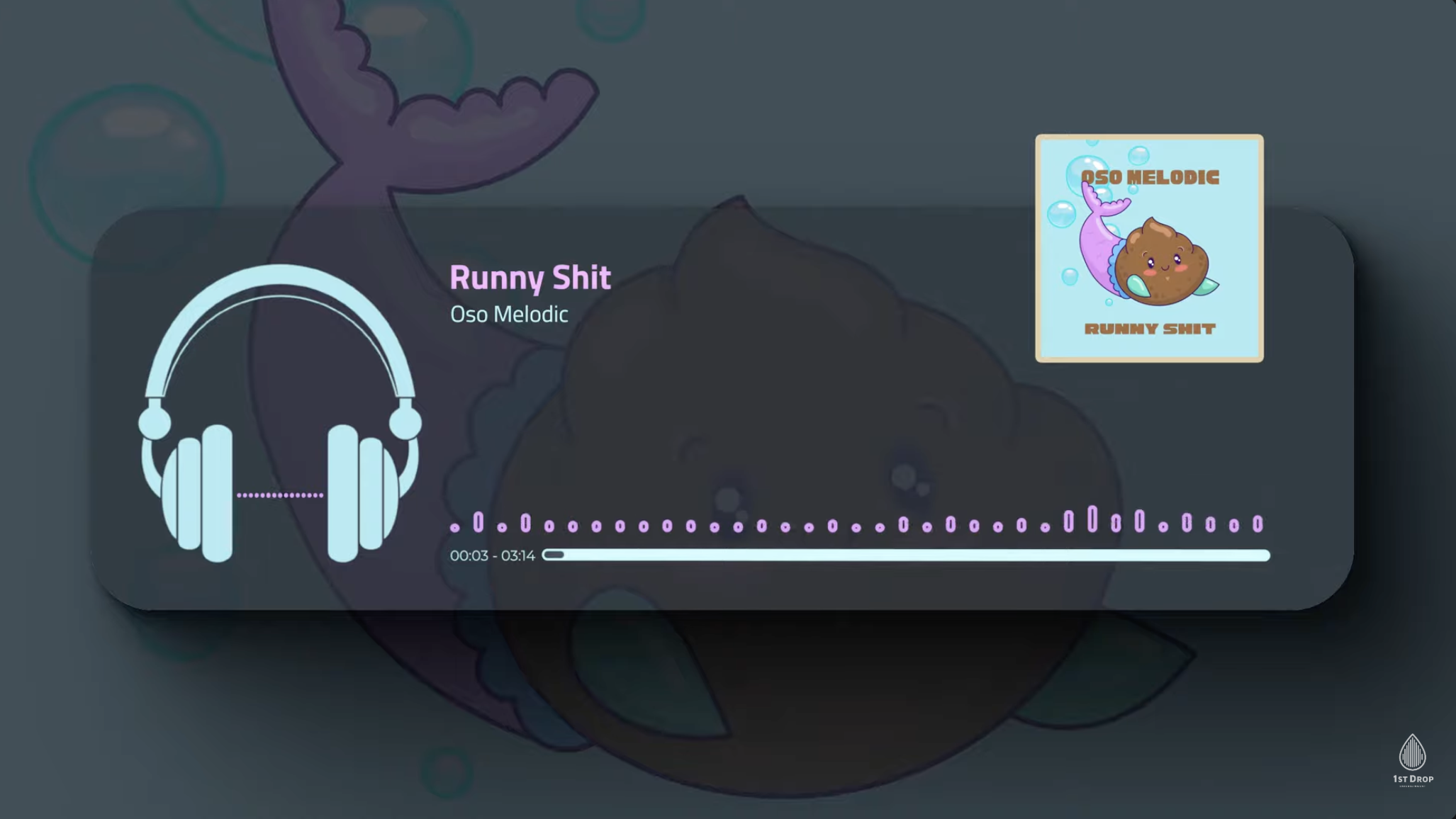 Featured image for Runny Shit (Music Visualizer) - Oso Melodic